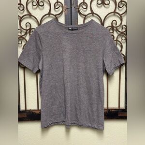 Zara grey basic tshirt top